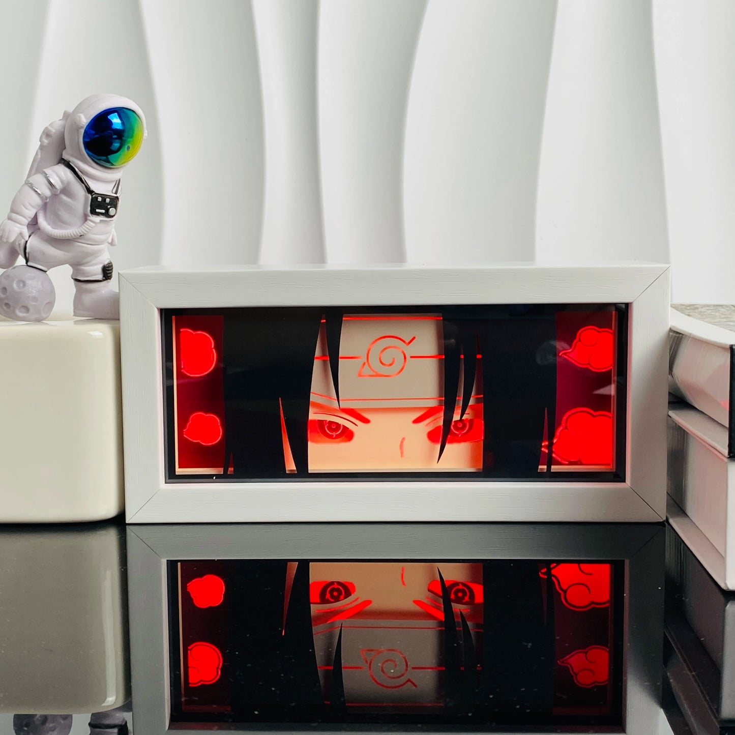 3D Anime Light Box Led Paper Carving, Night Lamp Cartoon Manga Shadow Glowing Lightbox Table Lamp for Friend Gifts