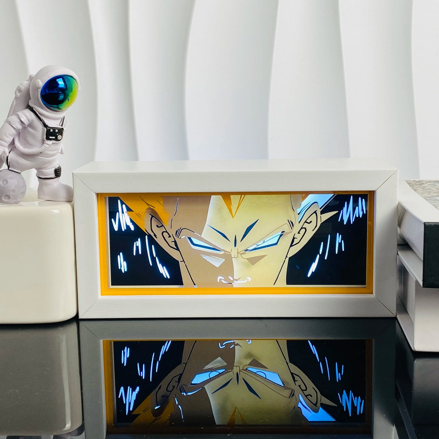 3D Anime Light Box Led Paper Carving, Night Lamp Cartoon Manga Shadow Glowing Lightbox Table Lamp for Friend Gifts