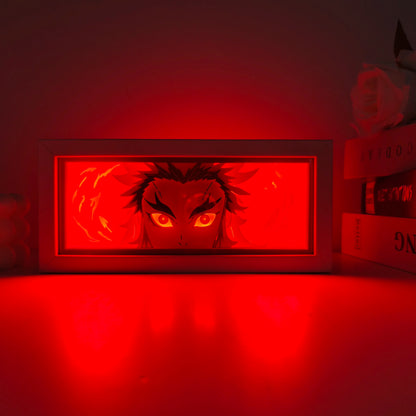 Anime 3D Shadow Lamp Manga Night Light Laser Carving Paper Lamp Light Box Table Lamp