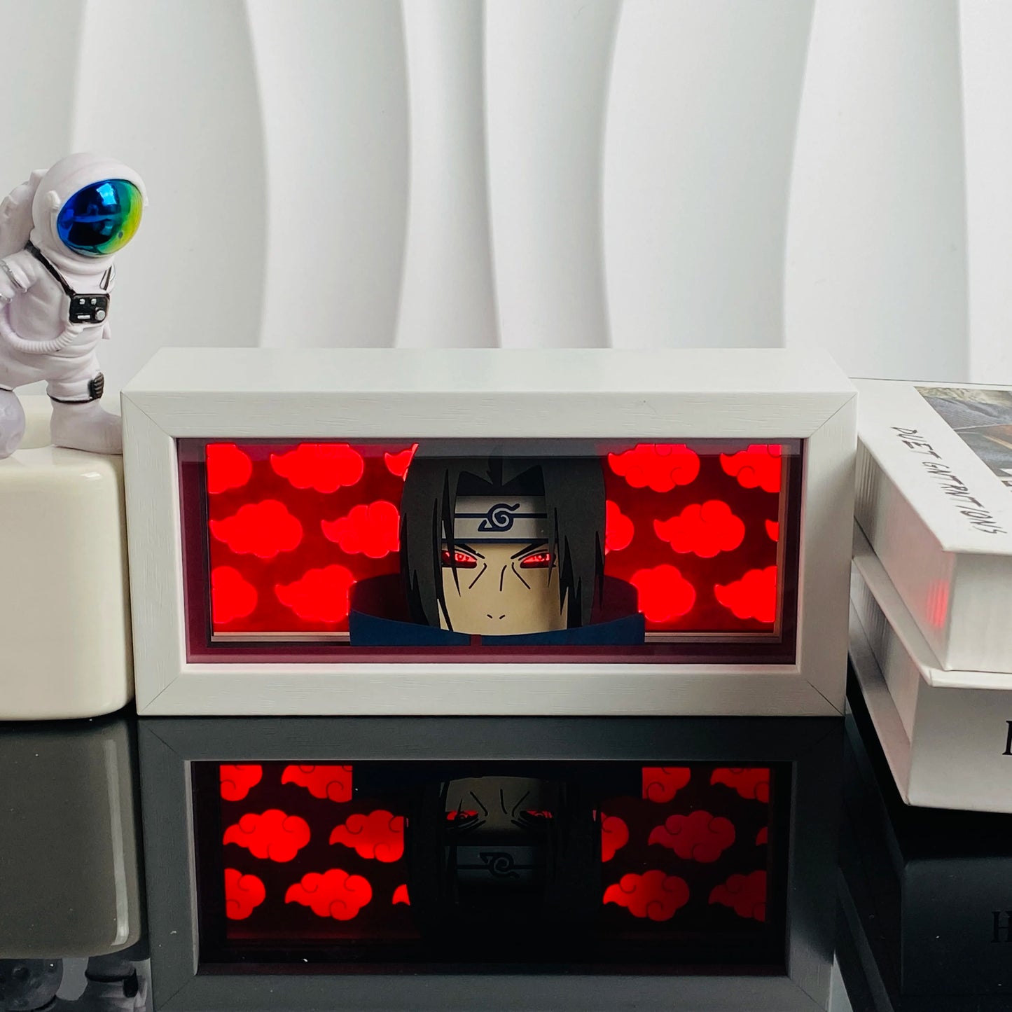 3D Anime Light Box Led Paper Carving, Night Lamp Cartoon Manga Shadow Glowing Lightbox Table Lamp for Friend Gifts